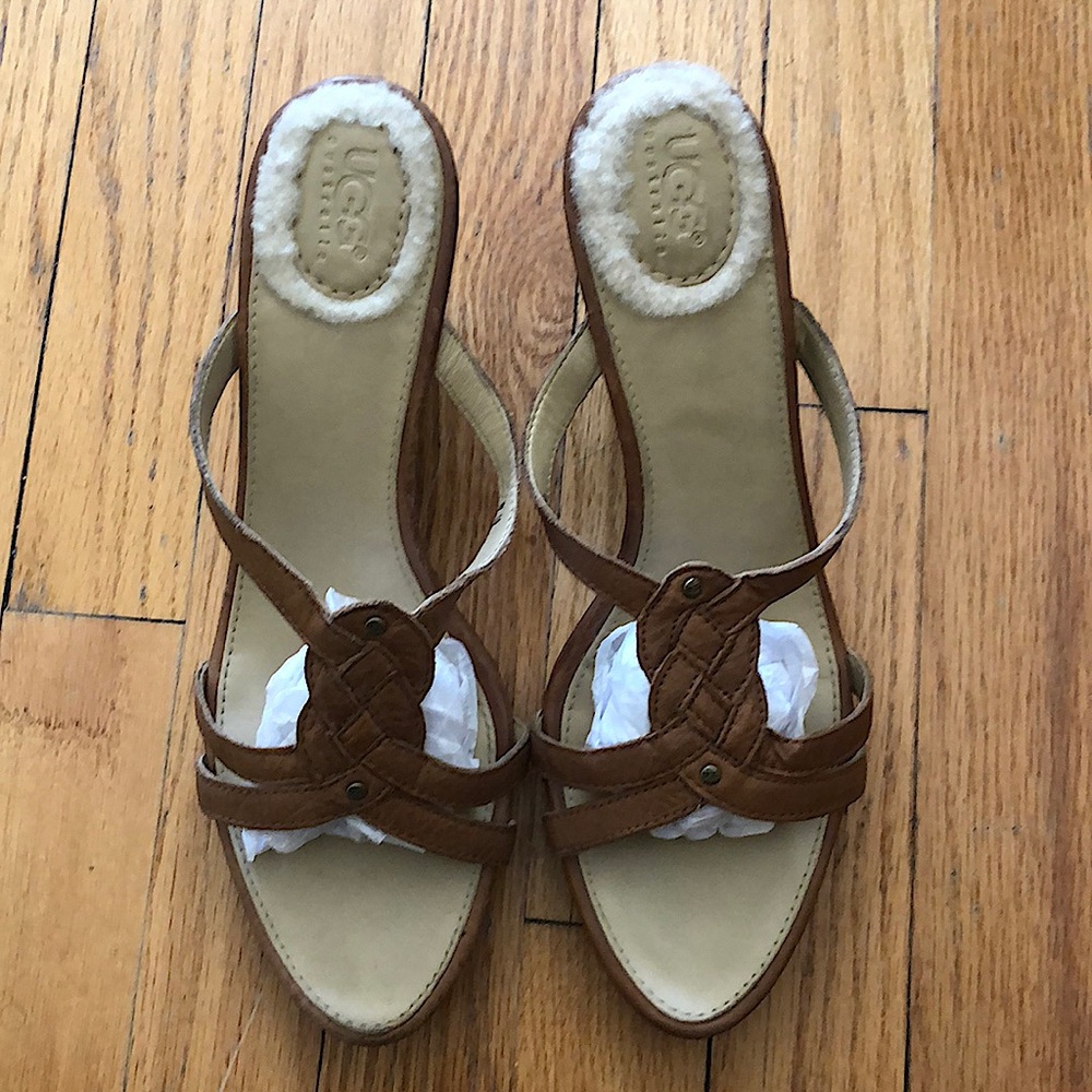 UGG Australia Leather Platform